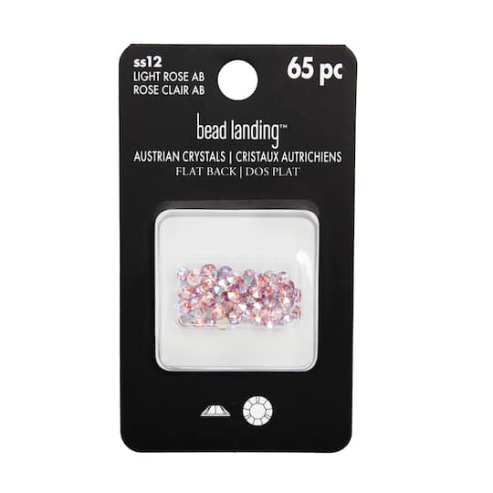 SS12 Round Flatback Austrian Crystals by Bead Landing